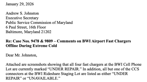 BWI Airport Fast Chargers Offline During Extreme Cold – Plug-In Sites