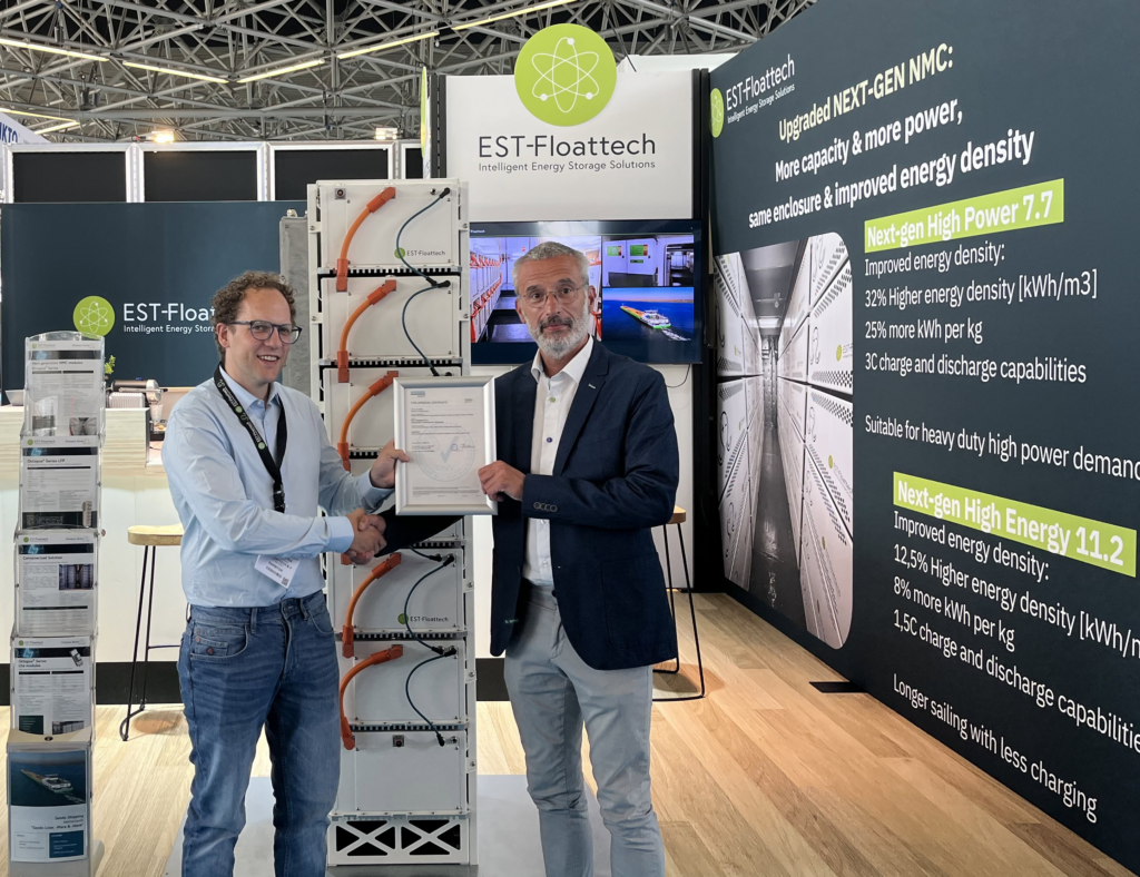 EST-Floattech Receives DNV Type Approval for Octopus LFP Battery System – Batteries News